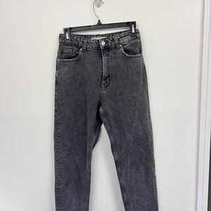Zara Charcoal Gray Denim Jeans